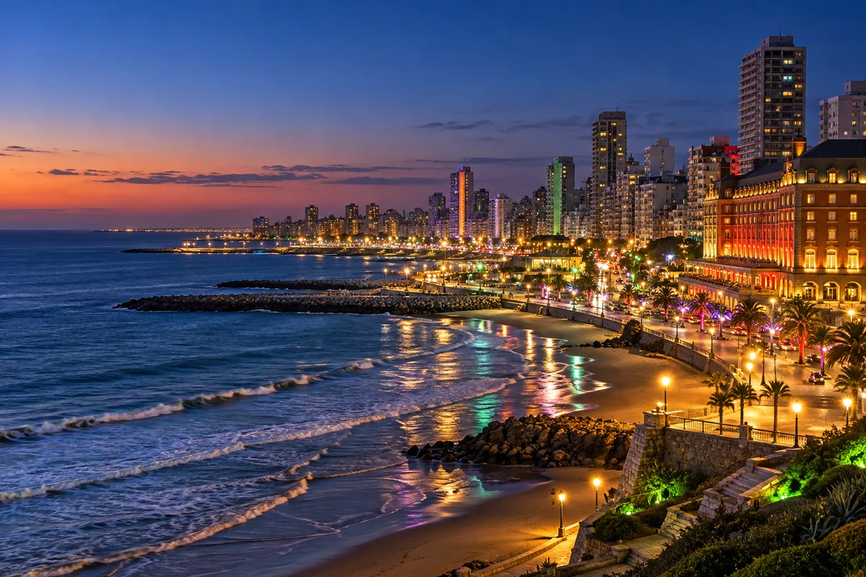 Vista de Mar del Plata
